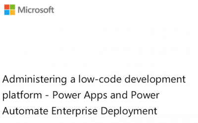 Administering a Power Apps and Power Automate enterprise deployment whitepaper