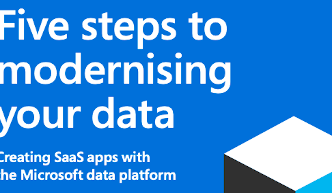 Five steps to modernizing your data