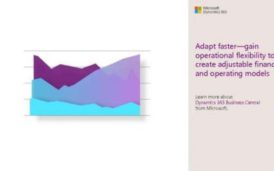 Adapt faster—gain flexibility to create adjustable financial and operating models