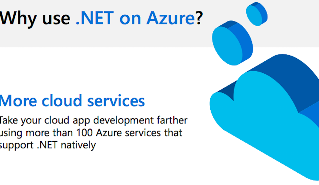 Why use .NET on Azure?